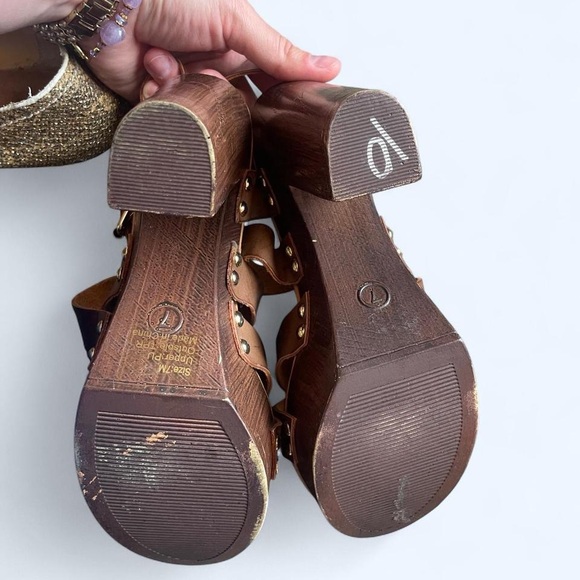 Limelight Women's Faux Wood Platform
High Heel Dress Sandals size 7 - Picture 5 of 8
